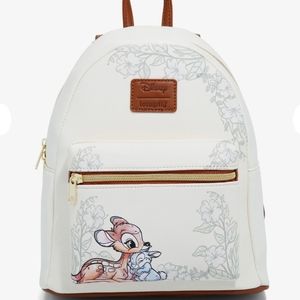NWT Loungefly Bambi and Thumber Mini Backp…
